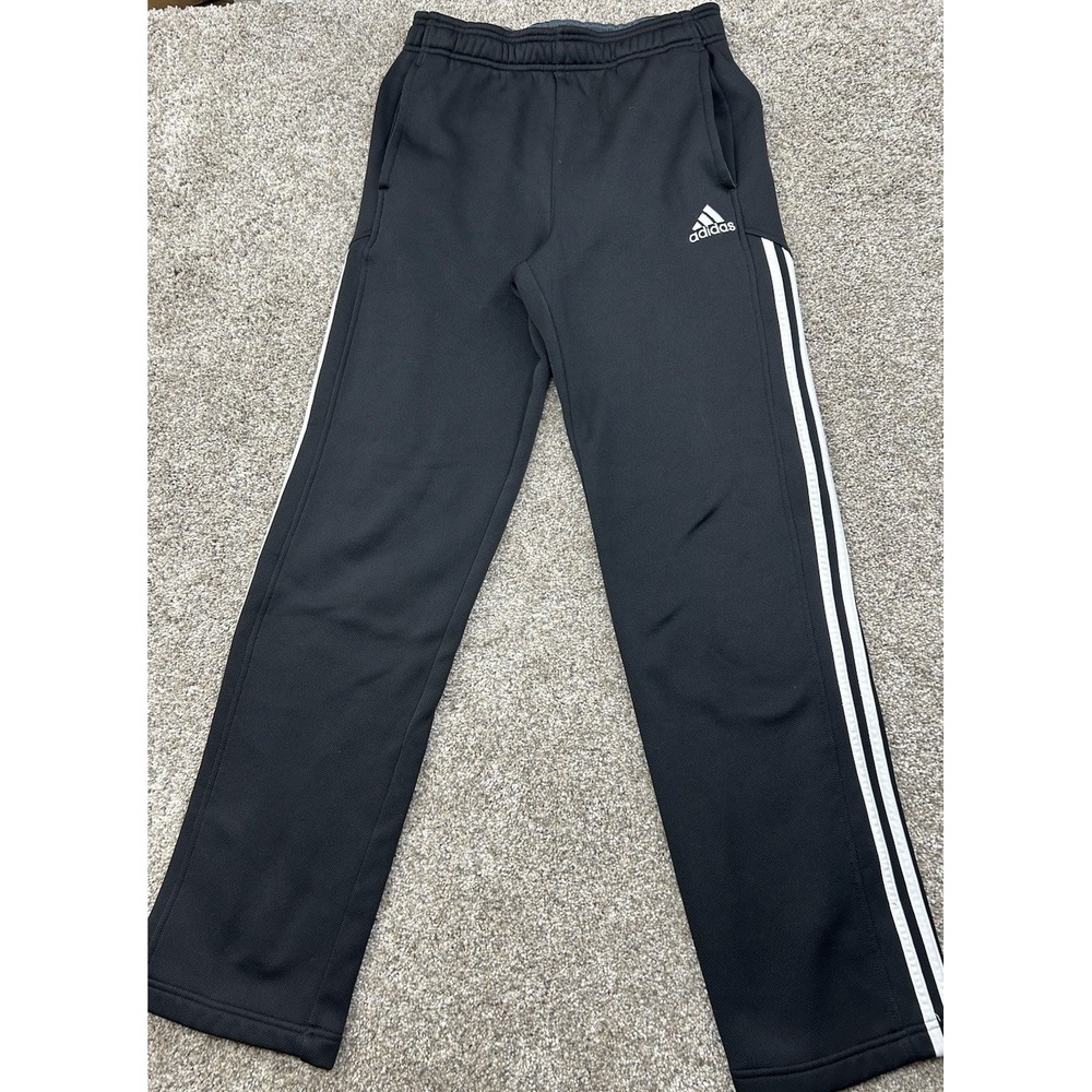 Adidas Tech Fleece Lined Black Pants Mens Medium